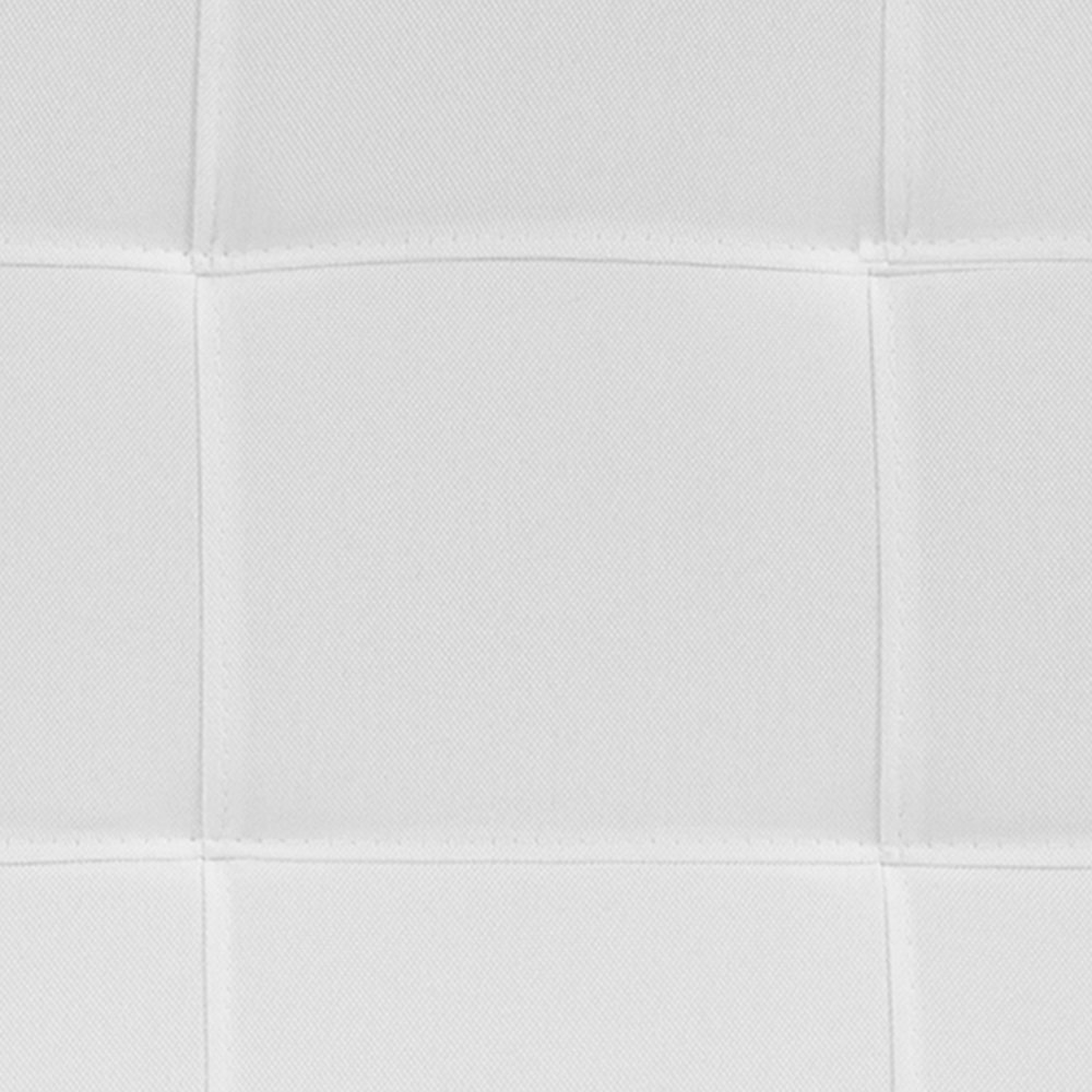Tufted Upholstered Full Size Headboard in White Fabric. Picture 11