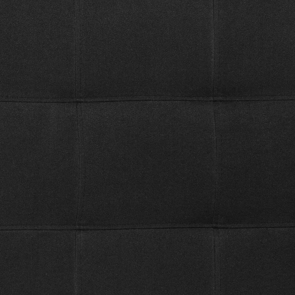Tufted Upholstered Twin Size Headboard in Black Fabric. Picture 11