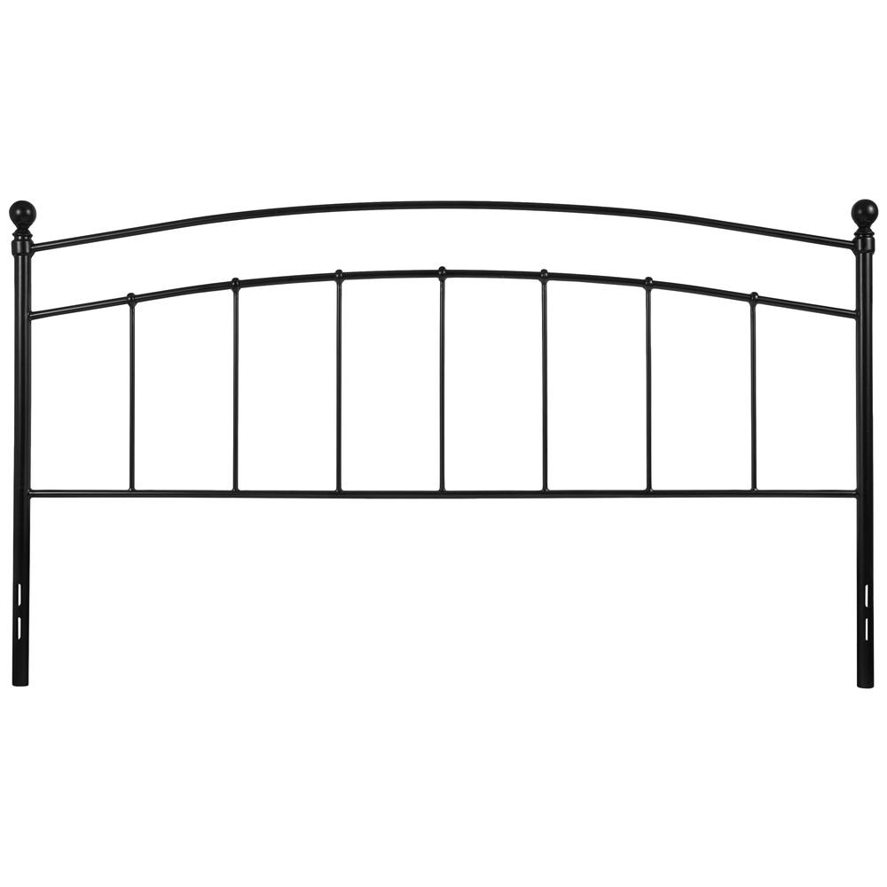 Decorative Black Metal King Size Headboard. Picture 4