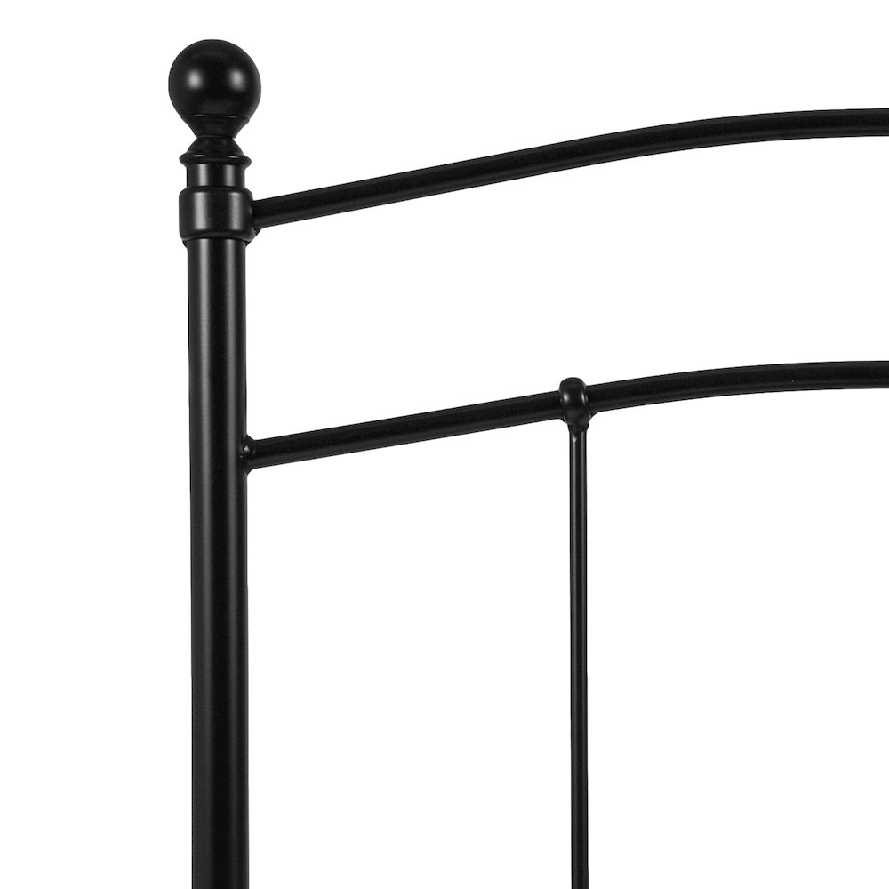 Woodstock Decorative Black Metal Twin Size Headboard. Picture 10