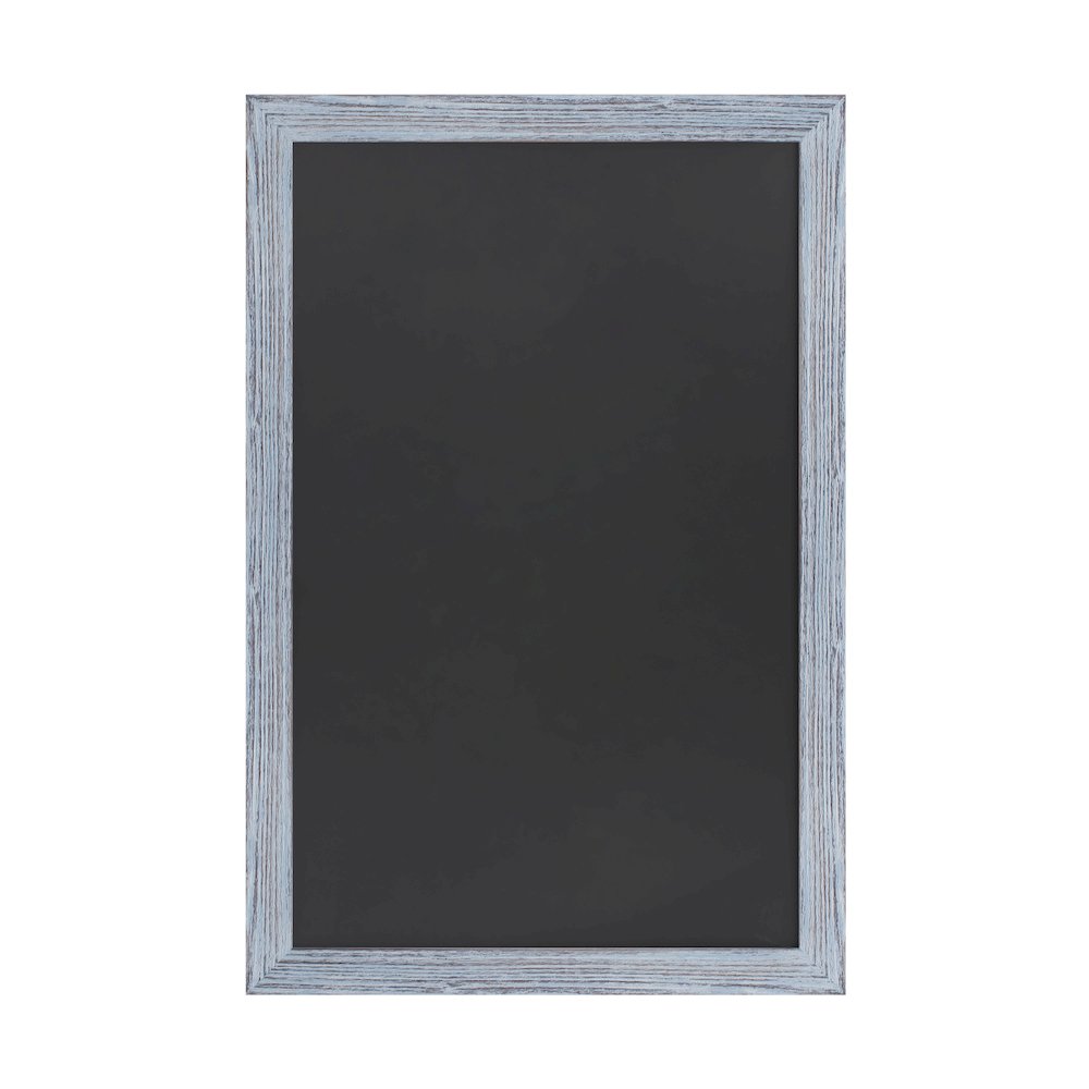 24" x 36" Blue Wall Mount Magnetic Chalkboard Sign. Picture 11