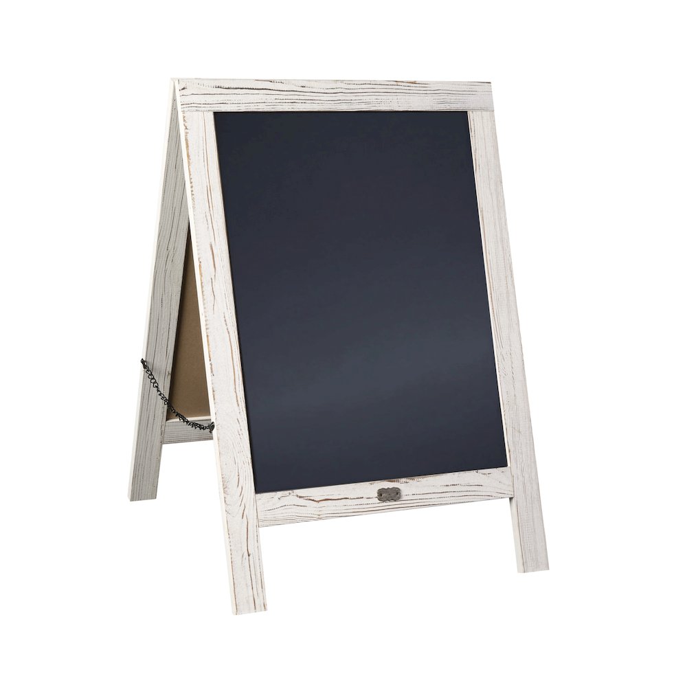 Vintage A-Frame Double Sided Magnetic Message Board. Picture 1