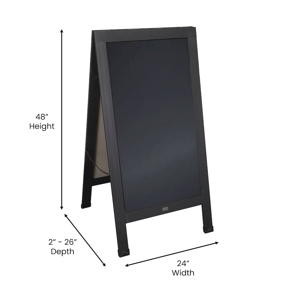 Vintage A-Frame Double Sided Magnetic Message Board. Picture 5