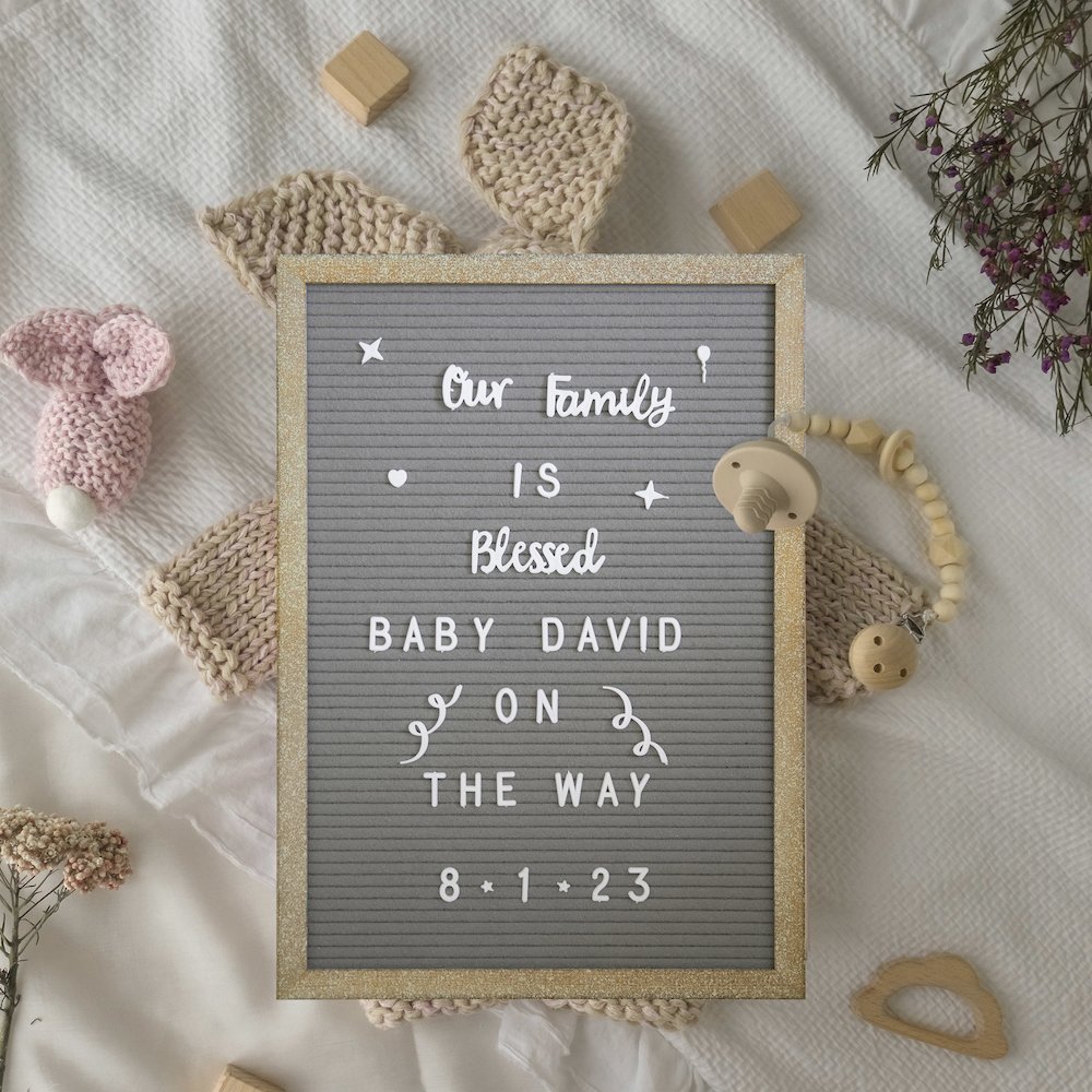 Contemporary 12 x 17 Felt Letter Board. Picture 2