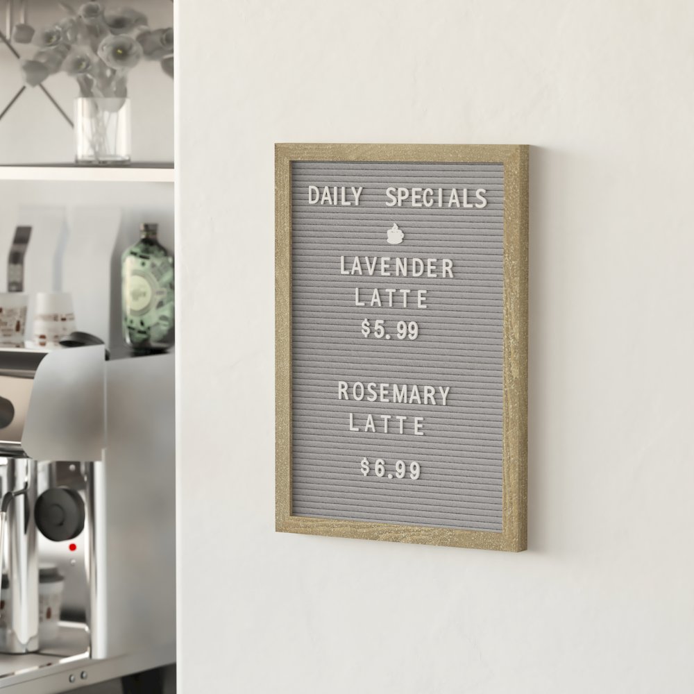 Contemporary 12 x 17 Felt Letter Board. Picture 6