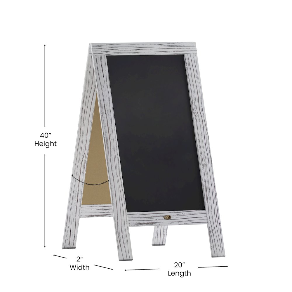 Vintage A-Frame Double Sided Indoor/Outdoor Magnetic Message Board Set. Picture 5