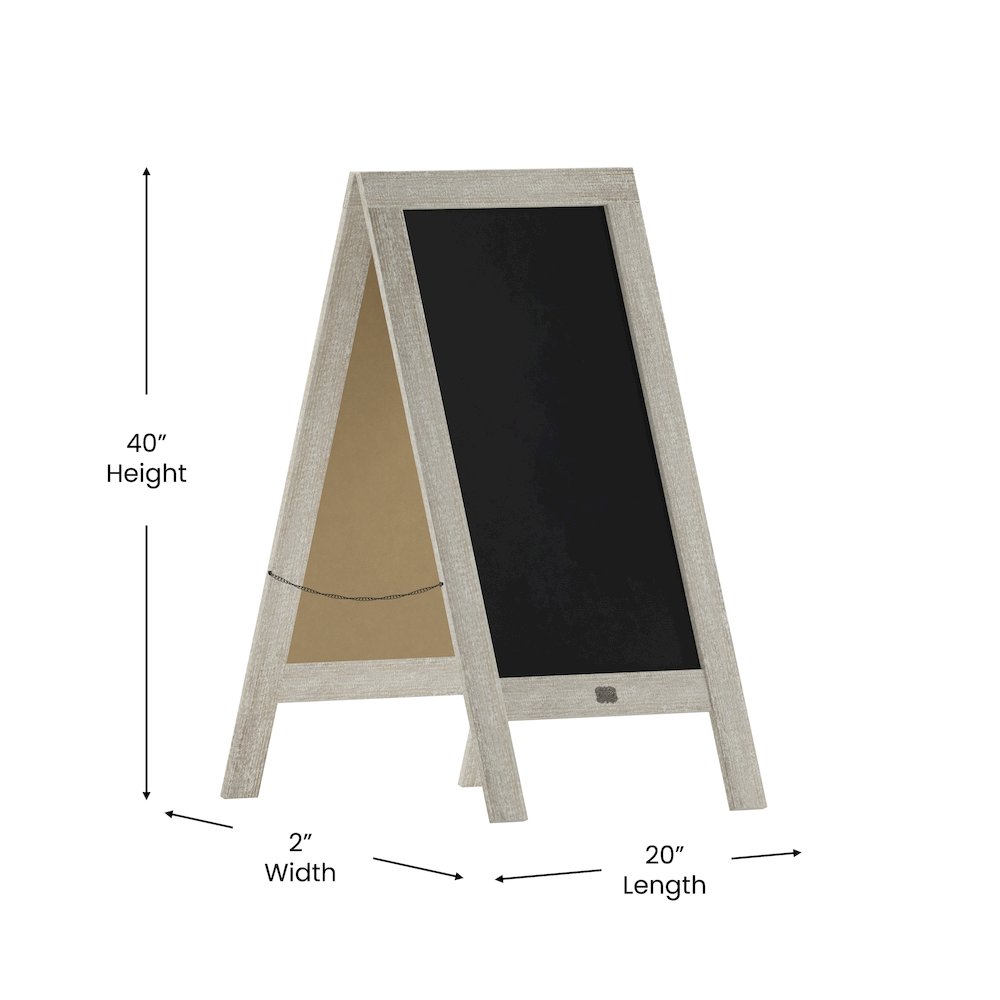 Vintage A-Frame Double Sided Indoor/Outdoor Magnetic Message Board Set. Picture 5