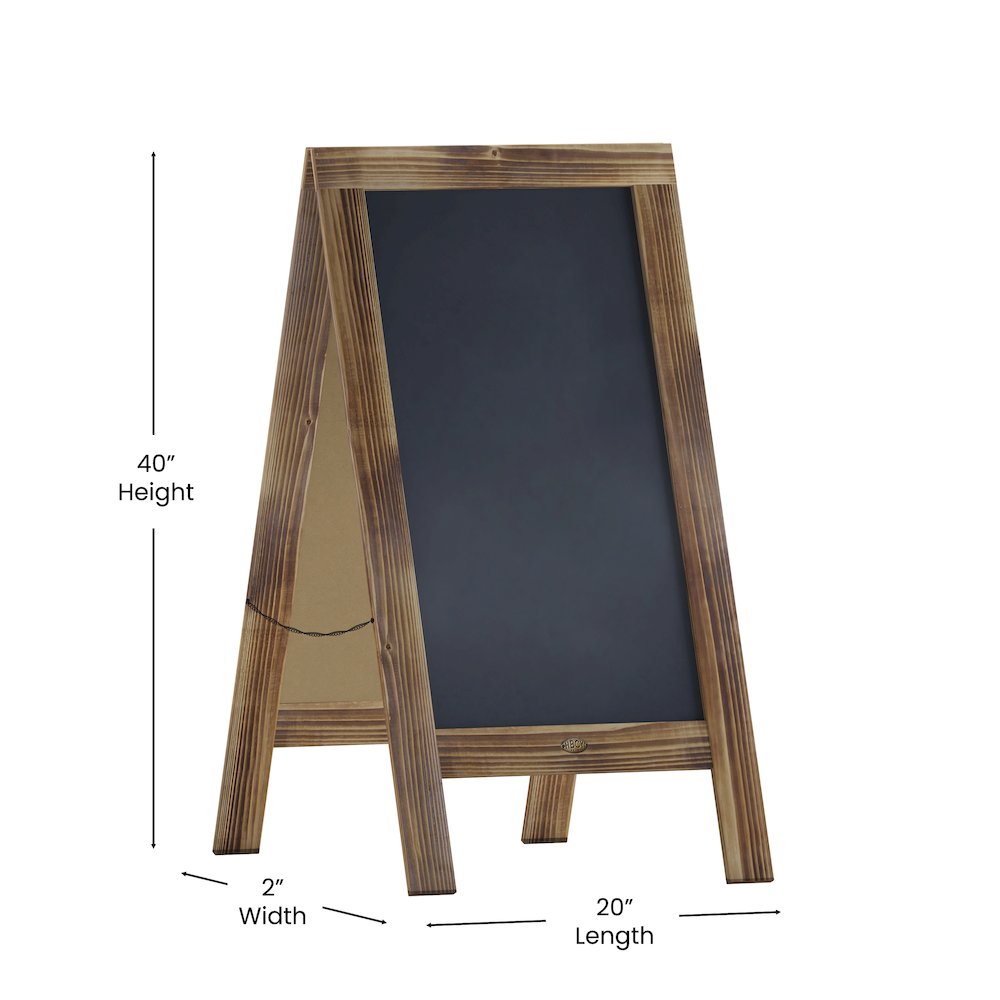 Vintage A-Frame Double Sided Magnetic Message Board. Picture 5