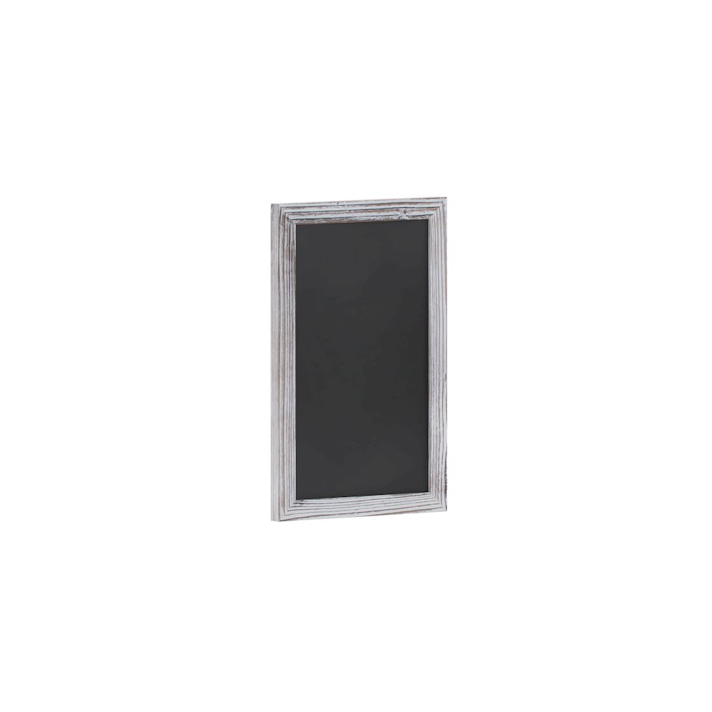 11" x 17" Whitewashed Wall Mount Magnetic Chalkboard Sign. Picture 1