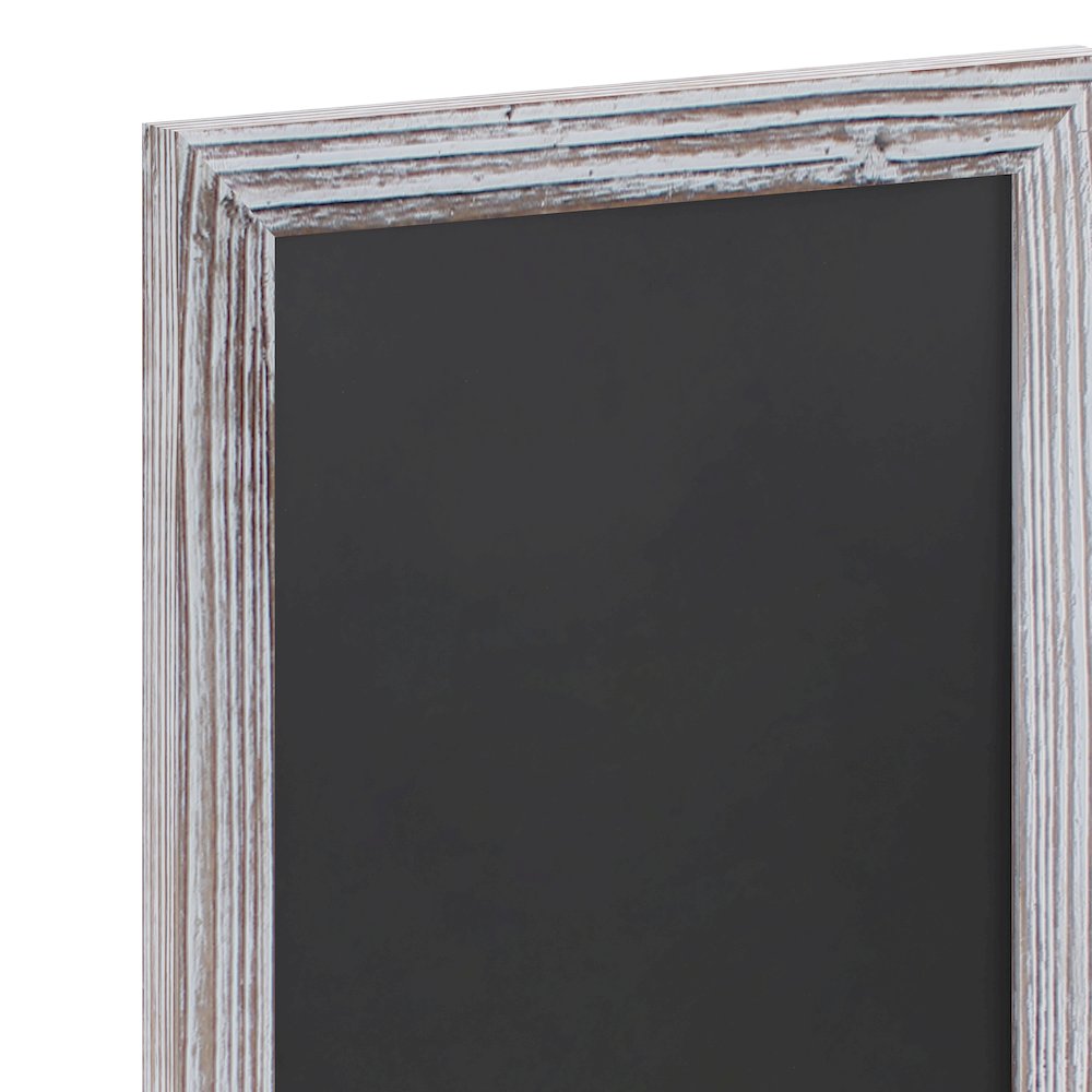 11" x 17" Whitewashed Wall Mount Magnetic Chalkboard Sign. Picture 9