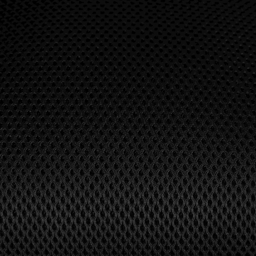 Mid-Back Black Mesh Ergonomic Drafting Chair with Adjustable Chrome Foot Ring, Adjustable Arms and Black Frame. Picture 13