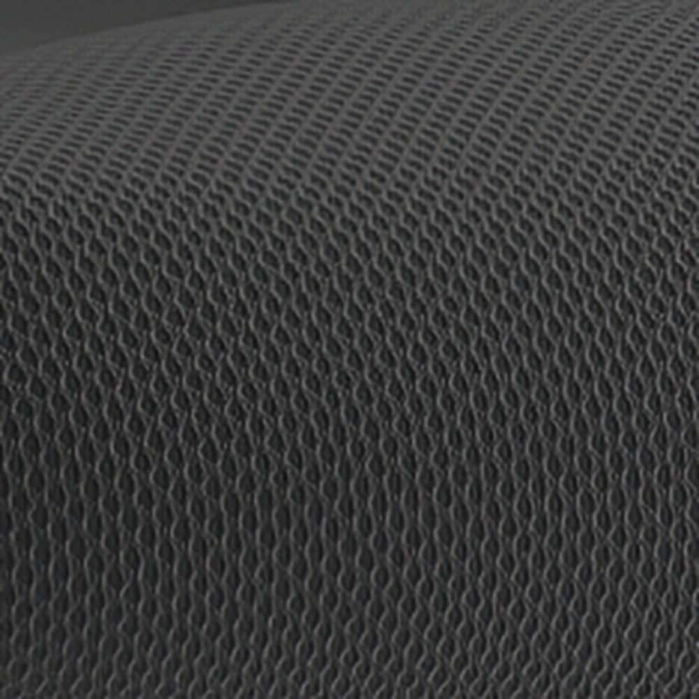 Mid-Back Black Mesh Multifunction Executive Office Chair and White Frame. Picture 9