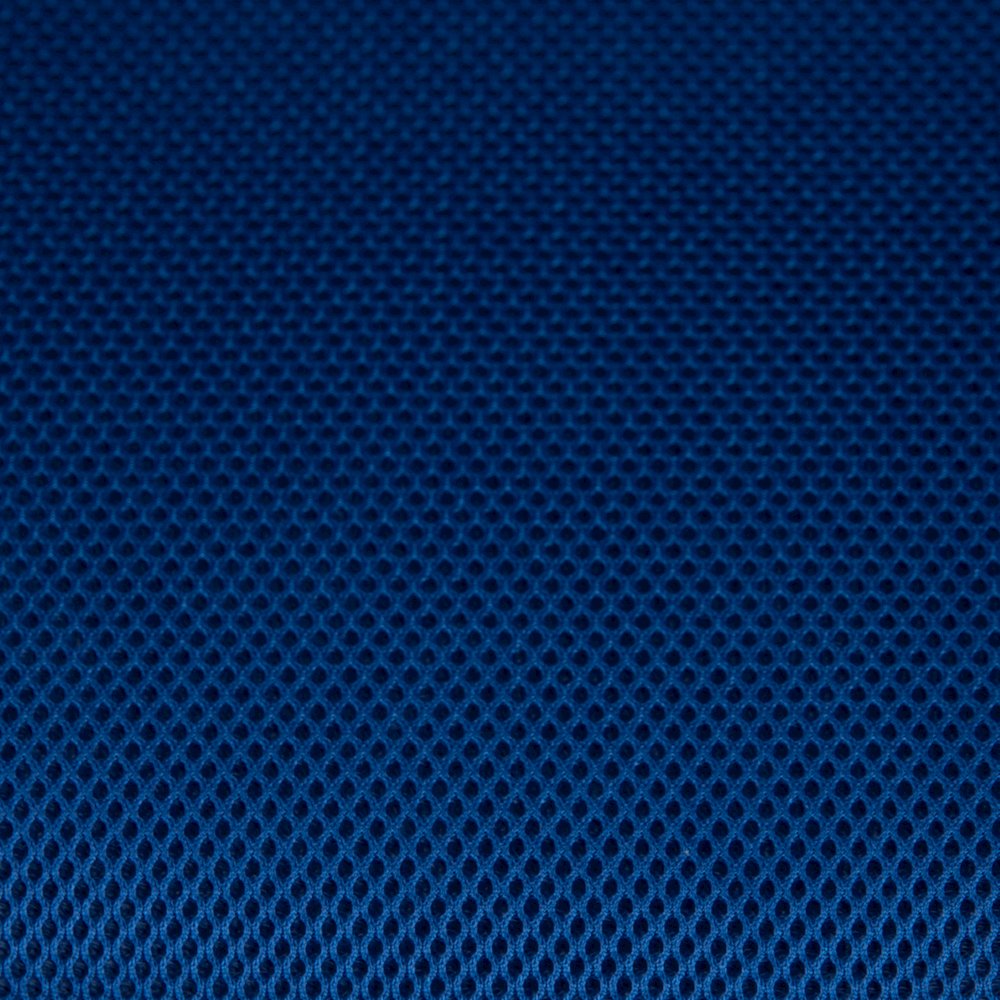 High Back Blue Mesh Swivel Office Chair with Black Frame and Flip-up Arms. Picture 15