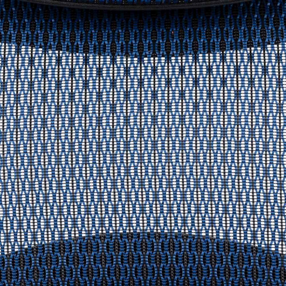 Mesh Office Chair with 2-to-1 Synchro-Tilt,  Adjustable Pivot Arms in Blue. Picture 13