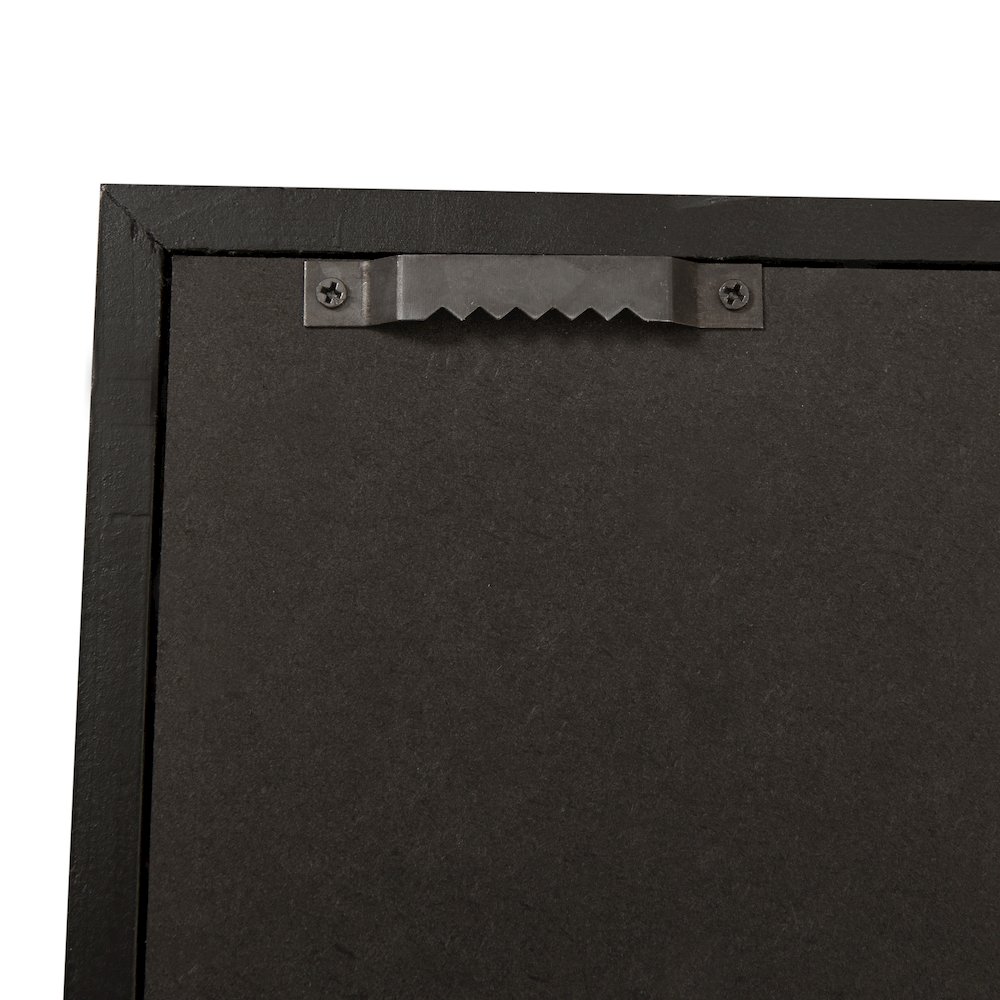 Contemporary 24 x 36 Lockable Jersey Display Case, Black. Picture 13