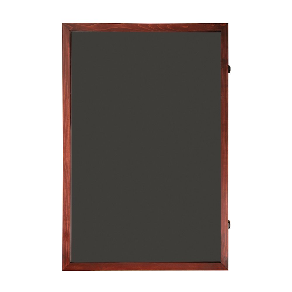 Contemporary 24 x 36 Lockable Jersey Display Case, Mahogany. Picture 11
