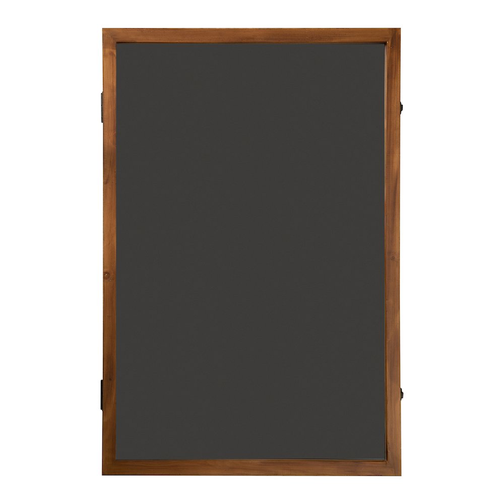 Contemporary 24 x 36 Lockable Jersey Display Case, Rustic Brown. Picture 11