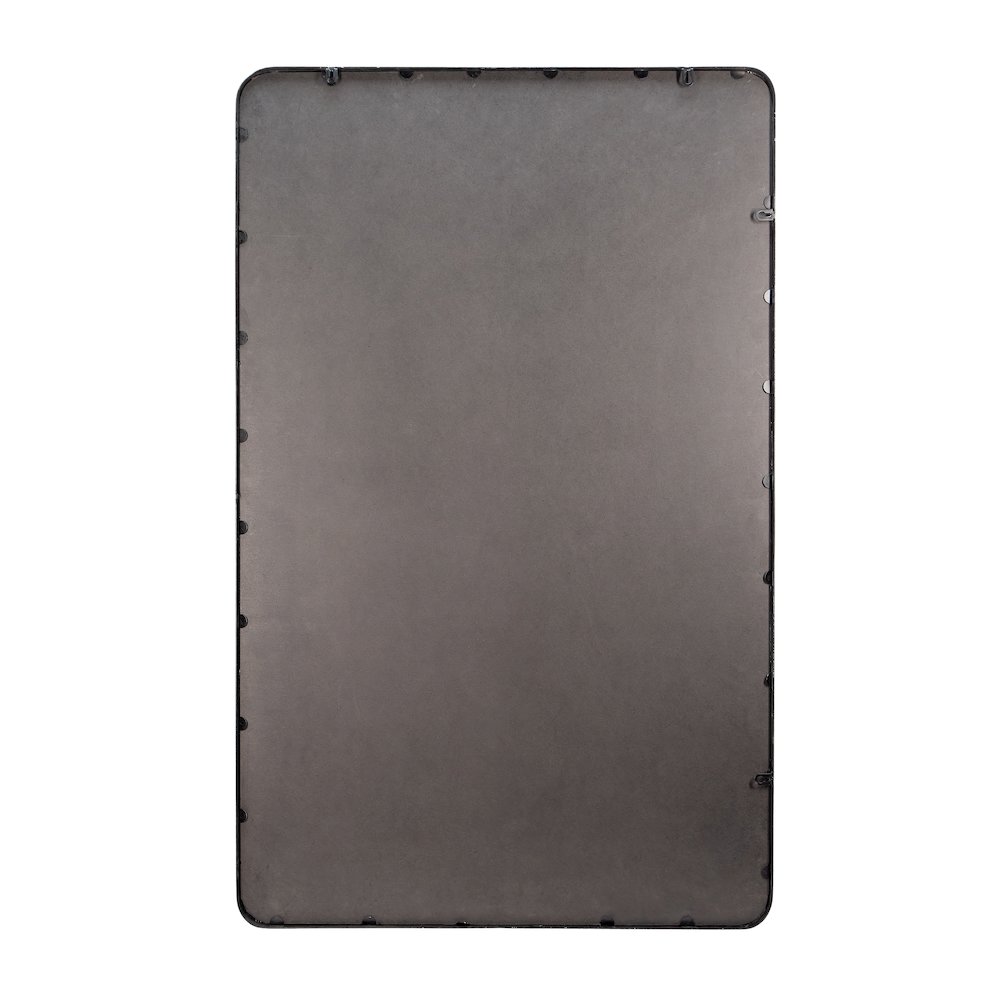 Ava 48" x 30" Metal Deep Framed Wall Mirror - Large Accent Mirror, Black. Picture 7