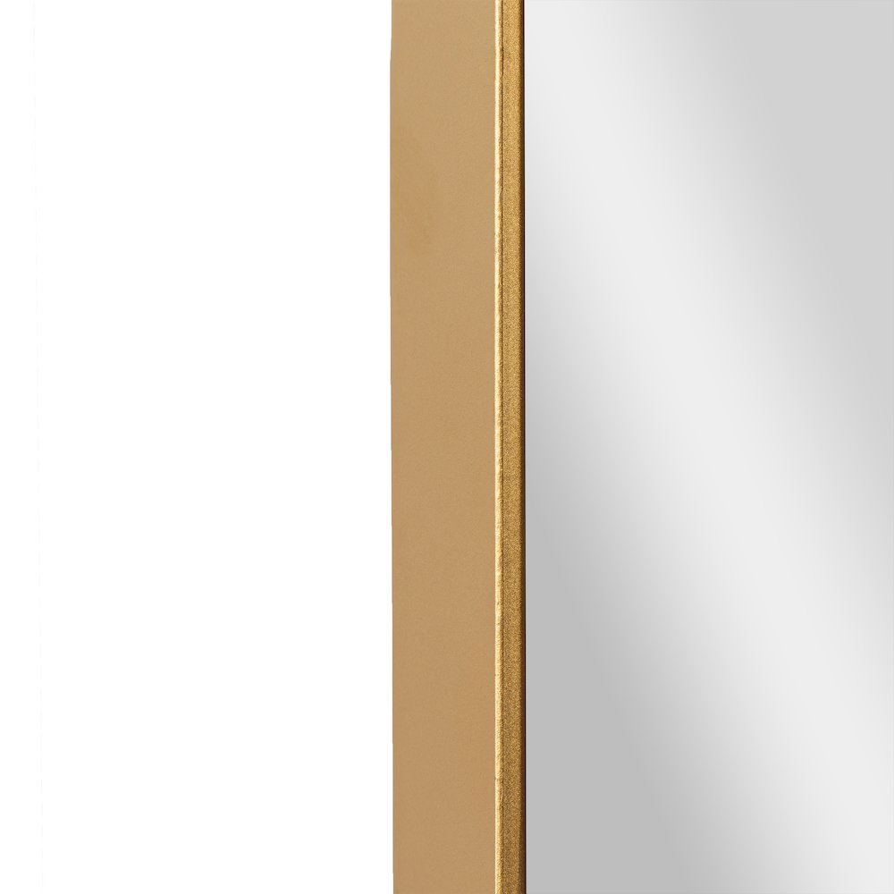 Ava 48" x 30" Metal Deep Framed Wall Mirror - Large Accent Mirror, Gold. Picture 11