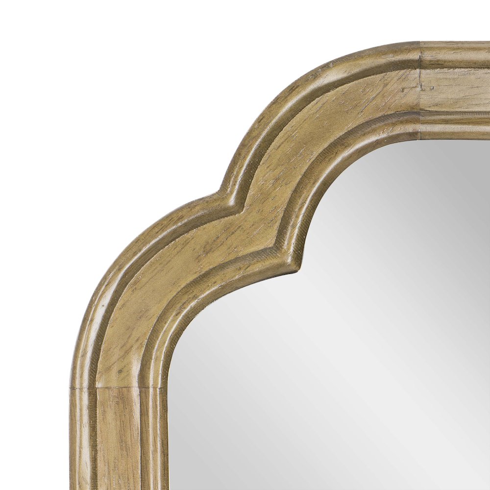 Efie 36" x 24" Large Accent Wall Mirror with Solid Wood Frame. Picture 11