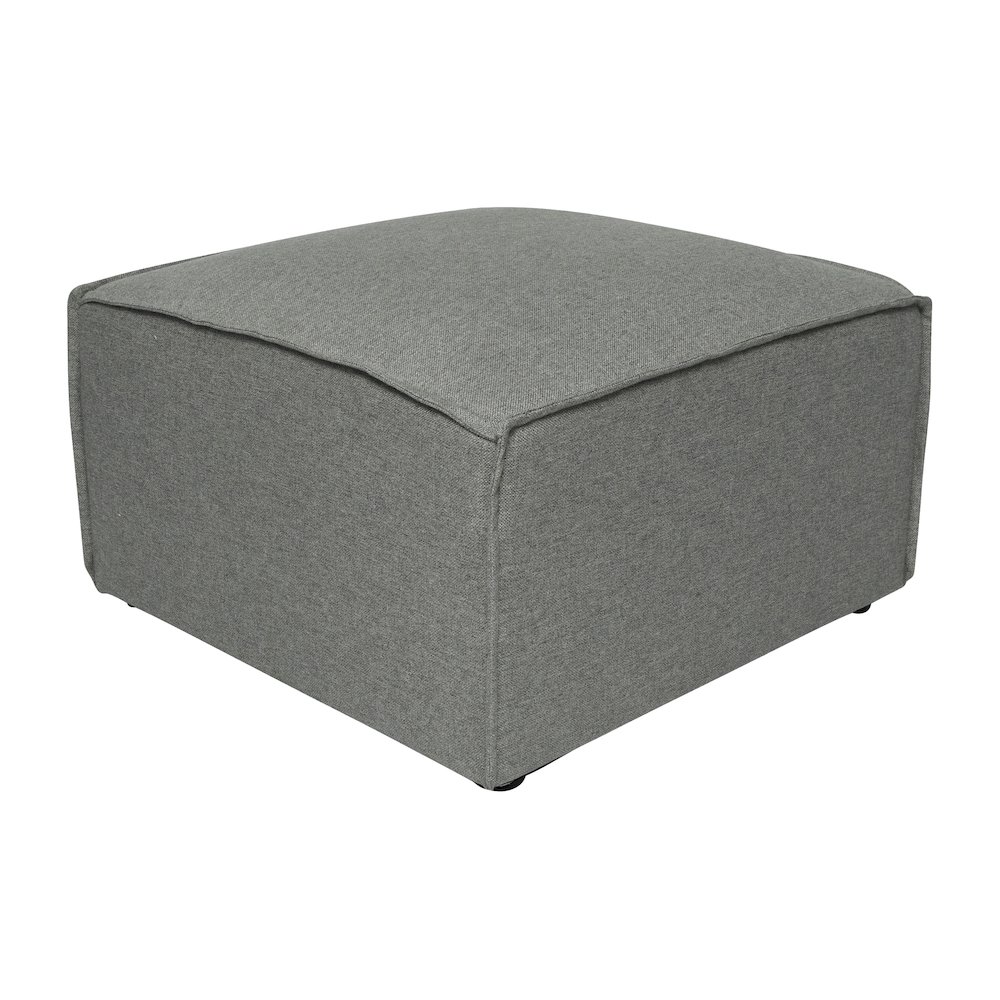 Bridgetown Luxury Modular Sectional Sofa Ottoman Seat, Dark Gray. Picture 1