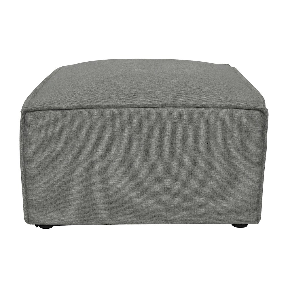 Bridgetown Luxury Modular Sectional Sofa Ottoman Seat, Dark Gray. Picture 10