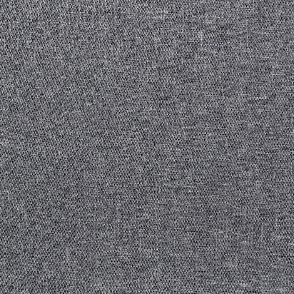 Armchair with Tufted Faux Linen Upholstery, Solid Wood Legs in Dark Gray. Picture 12