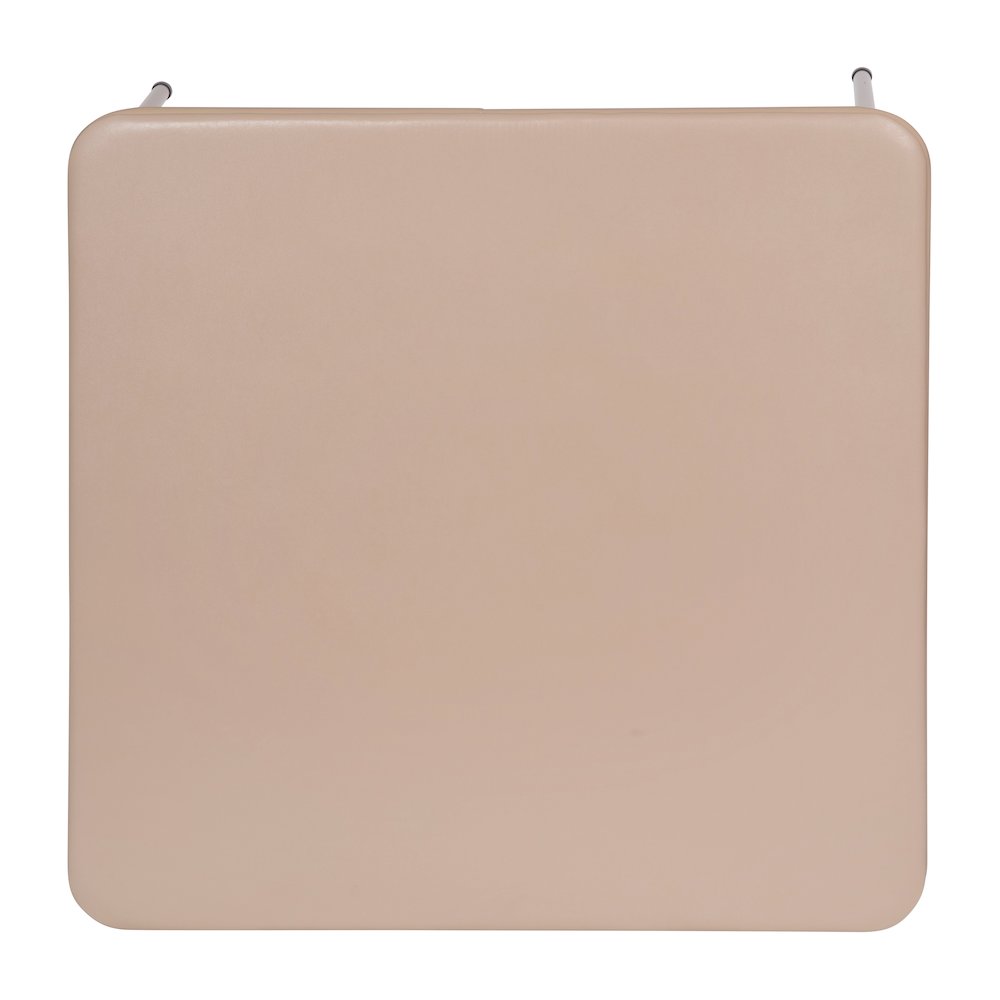 5 Piece Tan Folding Card Table and Chair Set. Picture 14