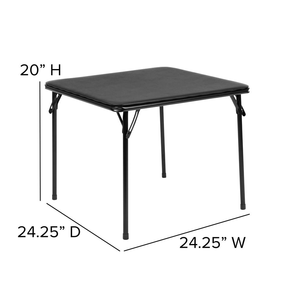 Kids Black Folding Table. Picture 2