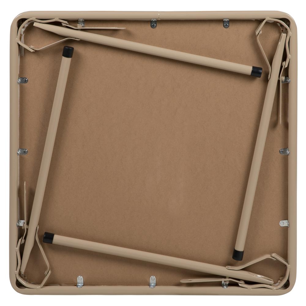 Kids Tan Folding Table. Picture 4