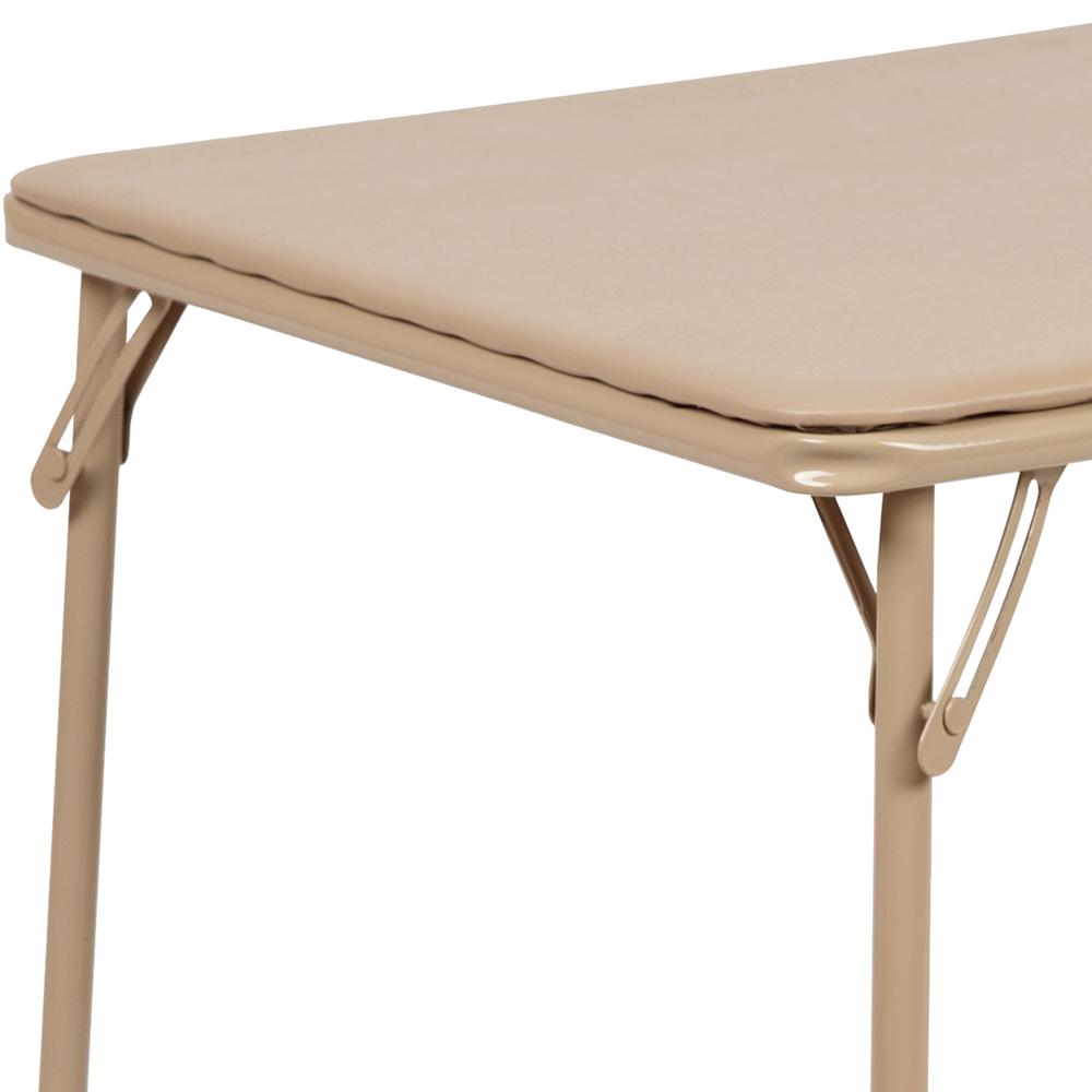 Kids Tan Folding Table. Picture 7