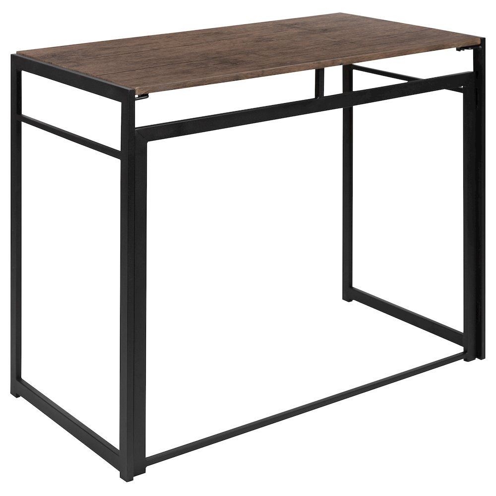 Rustic Home Office Folding Computer Desk - 40". Picture 12