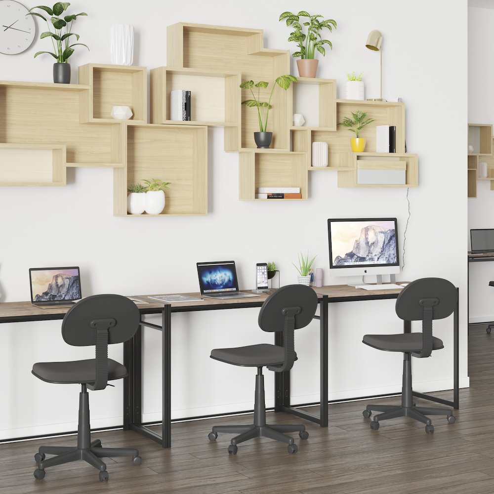 Rustic Home Office Folding Computer Desk - 40". Picture 11