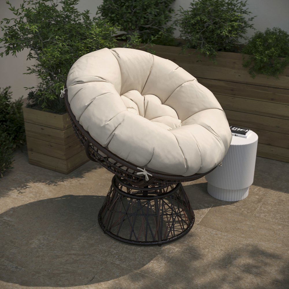 Contemporary Papasan Patio Chair. Picture 7