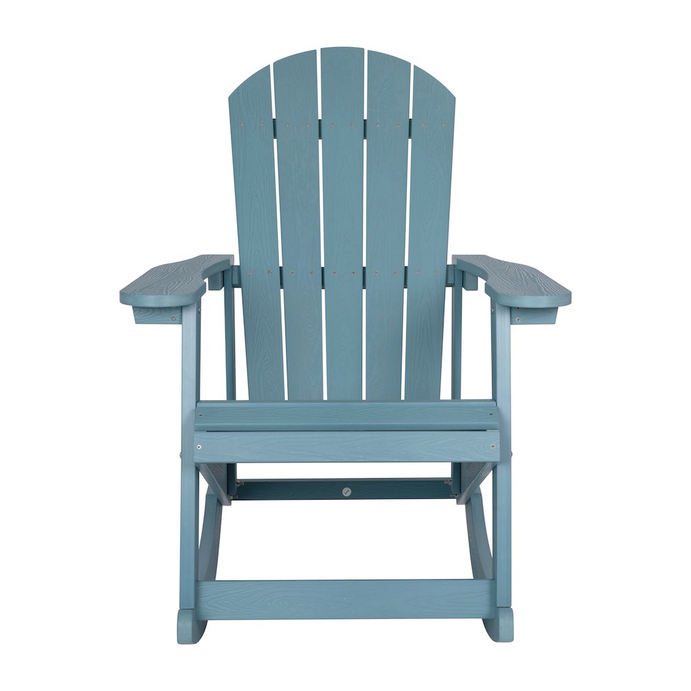 Adirondack Rocking Chair in Sea Foam. Picture 9