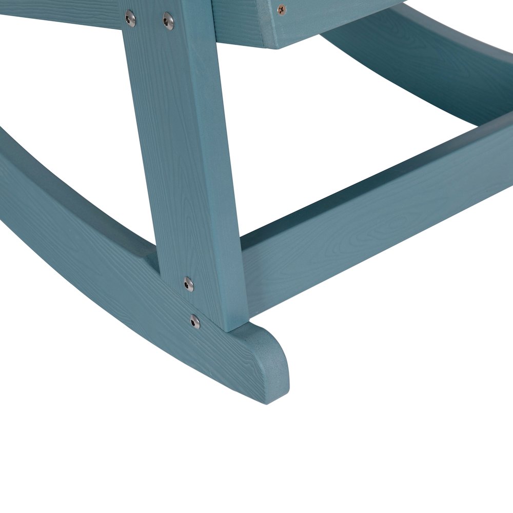 Adirondack Rocking Chair in Sea Foam. Picture 10