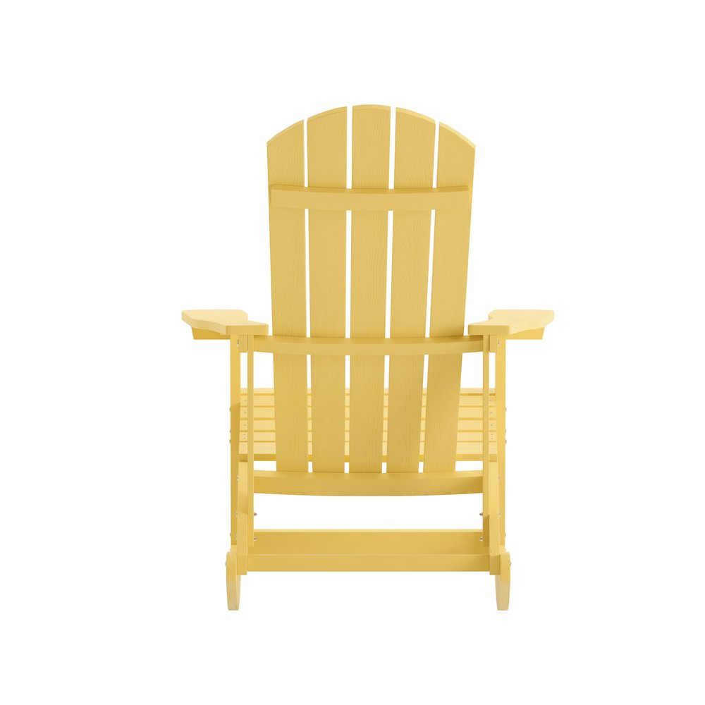 Contemporary Commercial Grade Adirondack Rocking Chair for Indoor/Outdoor Use. Picture 8