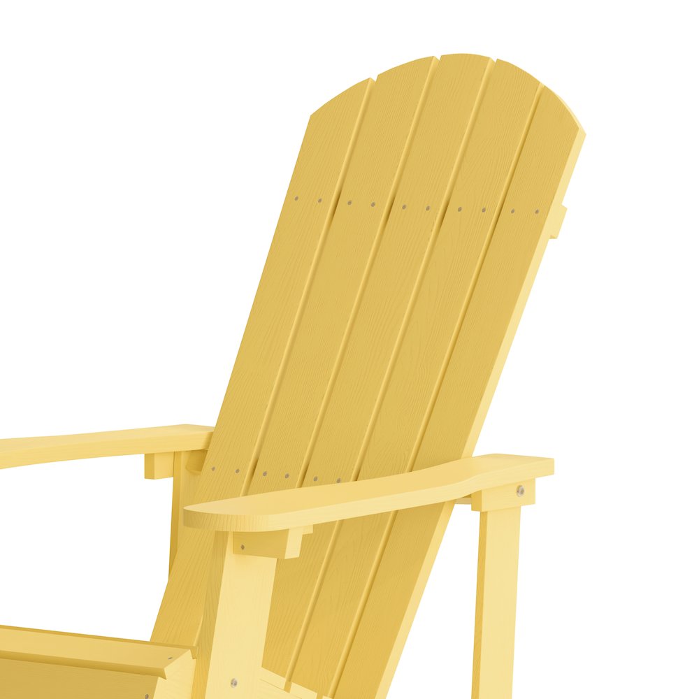 Contemporary Commercial Grade Adirondack Rocking Chair for Indoor/Outdoor Use. Picture 9