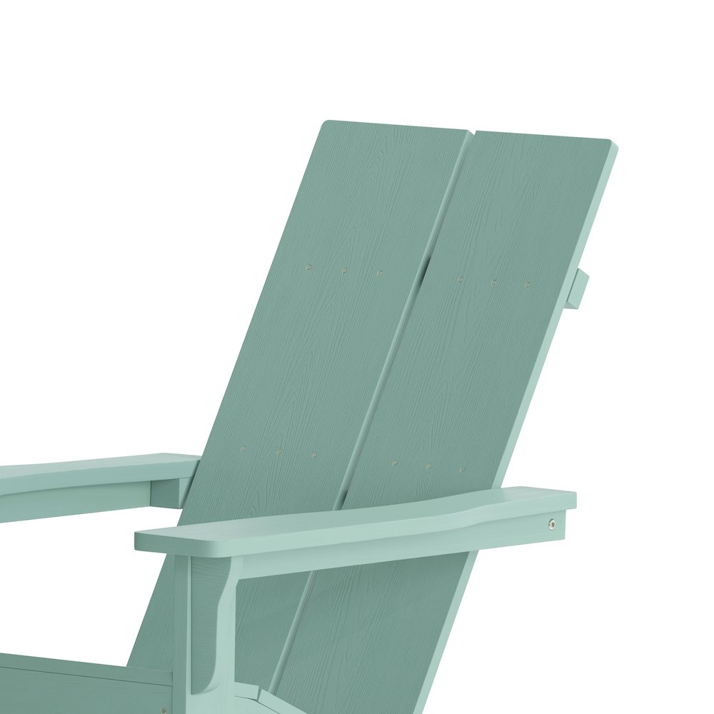 Set of 2 Modern Commercial Grade Adirondack Rocking Chairs. Picture 10