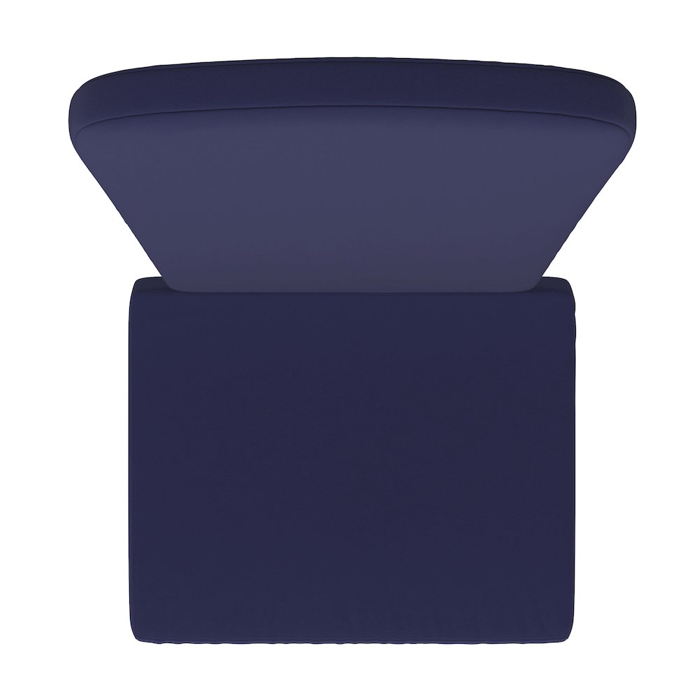 Set of 2 All Weather High Back Adirondack Chair Cushions - Blue. Picture 12
