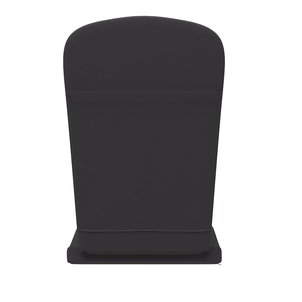 Set of 2 All Weather High Back Adirondack Chair Cushions - Gray. Picture 9