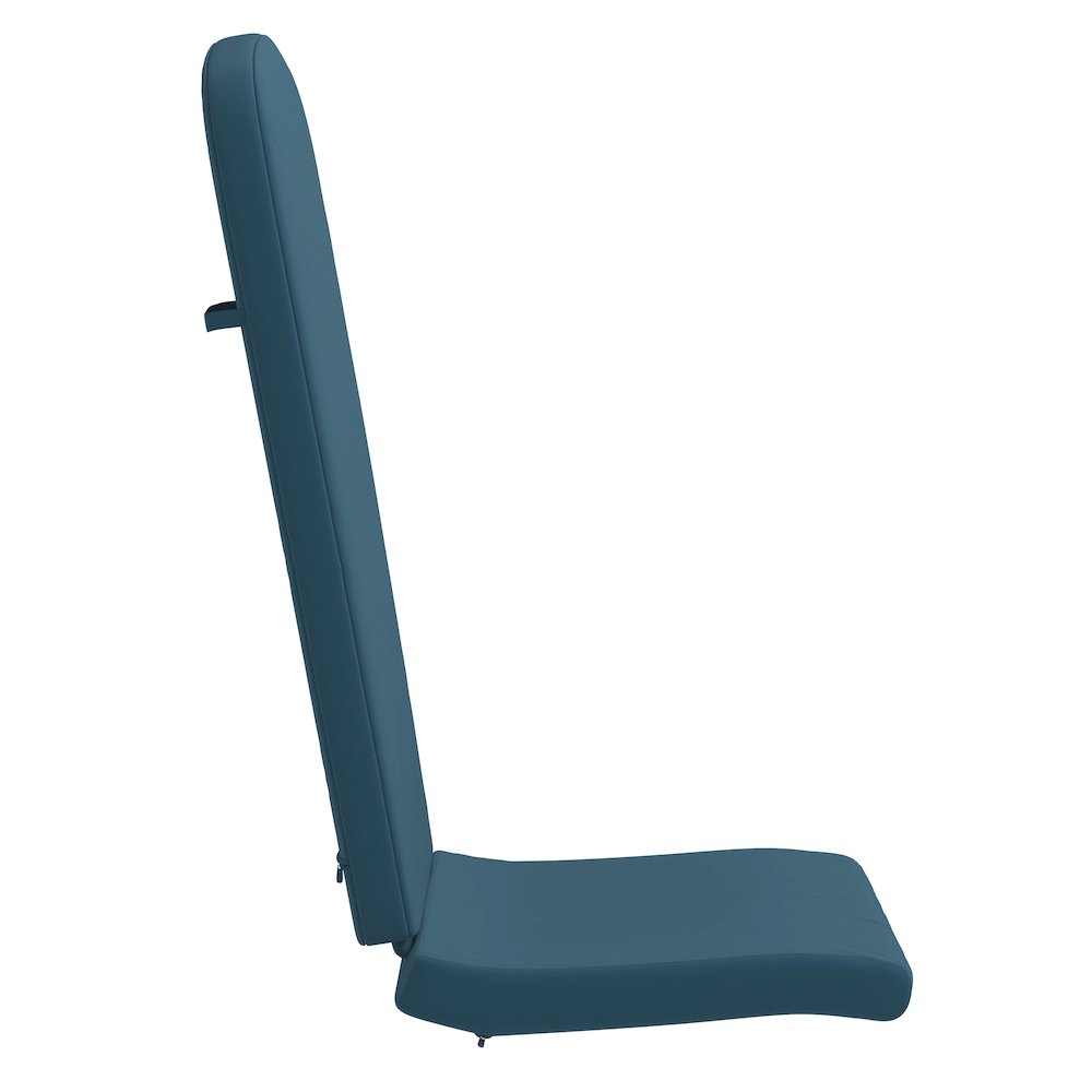 Set of 2 All Weather High Back Adirondack Chair Cushions - Teal. Picture 10