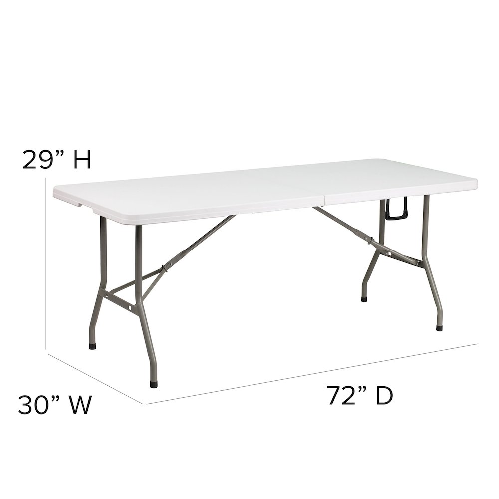 10'x10' White Event Canopy Tent with Carry Bag and 6-Foot Bi-Fold Folding Table. Picture 6