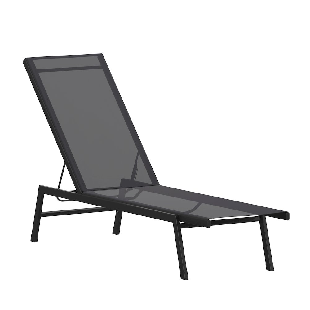 Modern Outdoor Chaise Lounge Chair. Picture 1