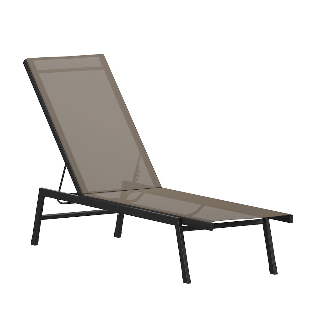 Modern Outdoor Chaise Lounge Chair. Picture 1