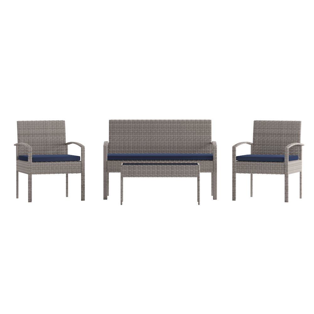 Contemporary Outdoor Seating Set. Picture 12