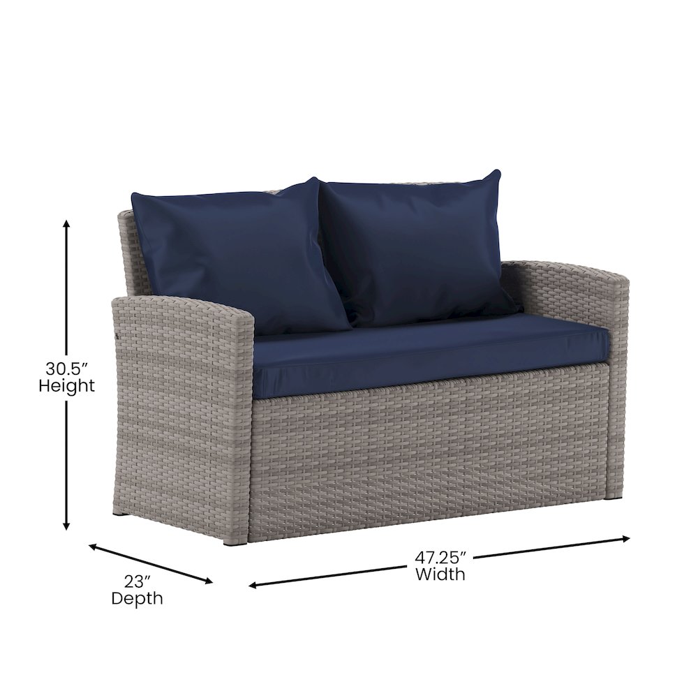 Contemporary Outdoor Seating Set. Picture 5