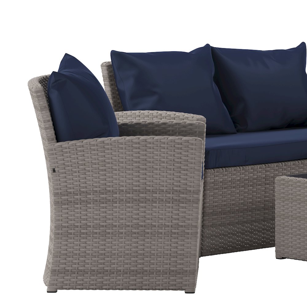 Contemporary Outdoor Seating Set. Picture 10
