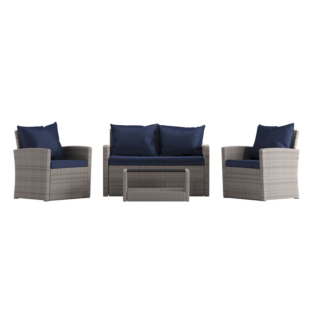 Contemporary Outdoor Seating Set. Picture 12