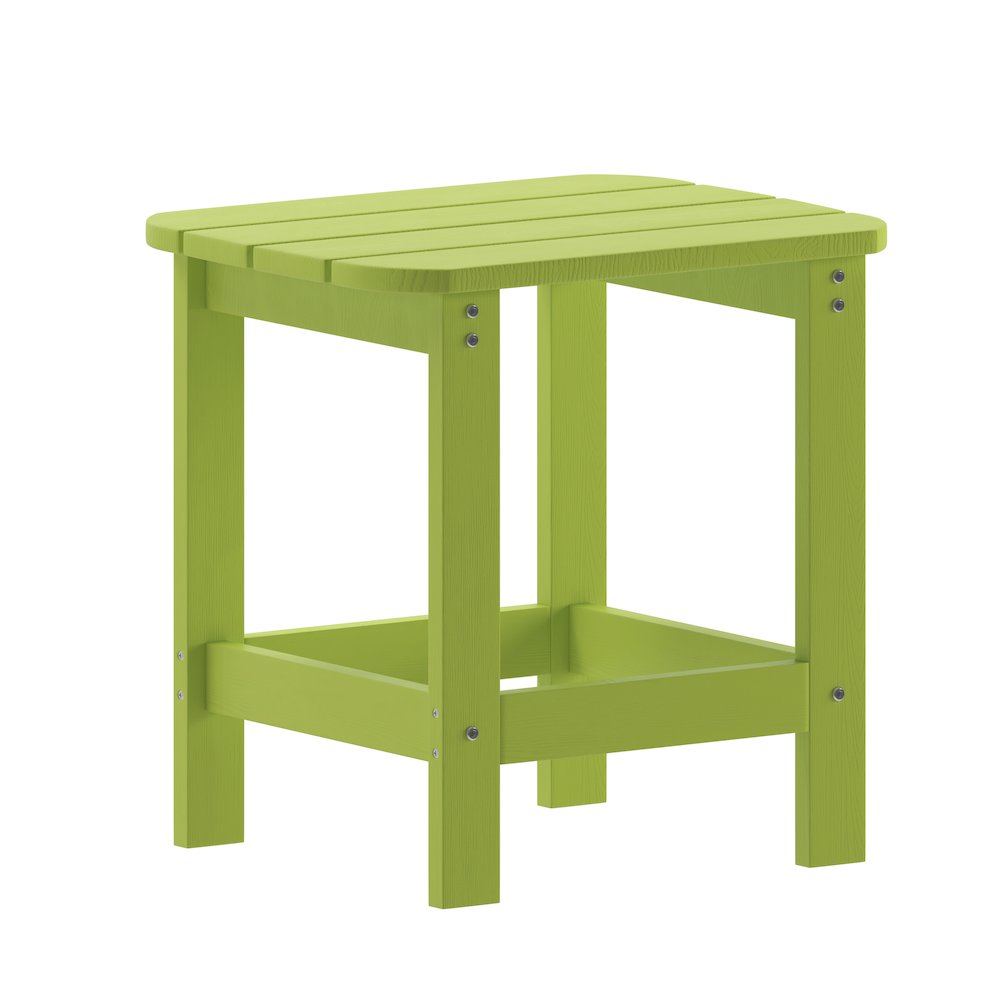 Contemporary Commercial Grade Adirondack Side Table for year round use. Picture 1